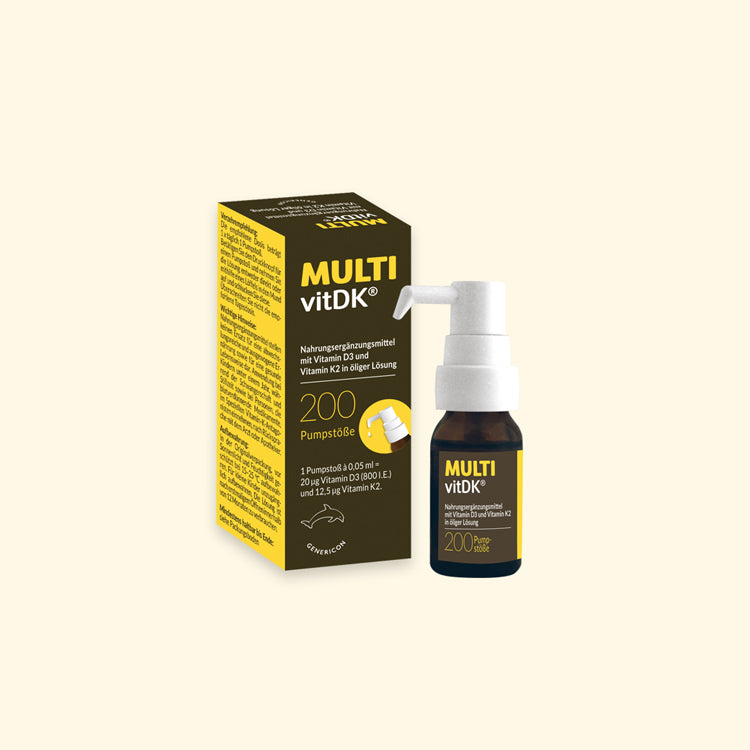 Pumpflasche und Packung von MULTIvitDK