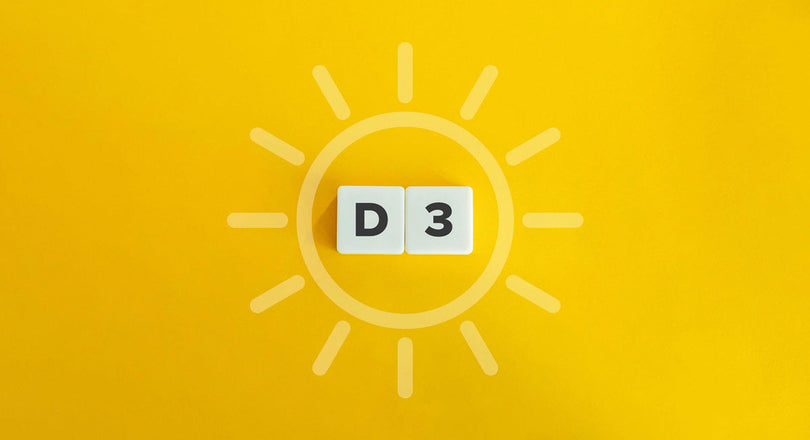 Sonne und der Buchstabe D3 in Kombination