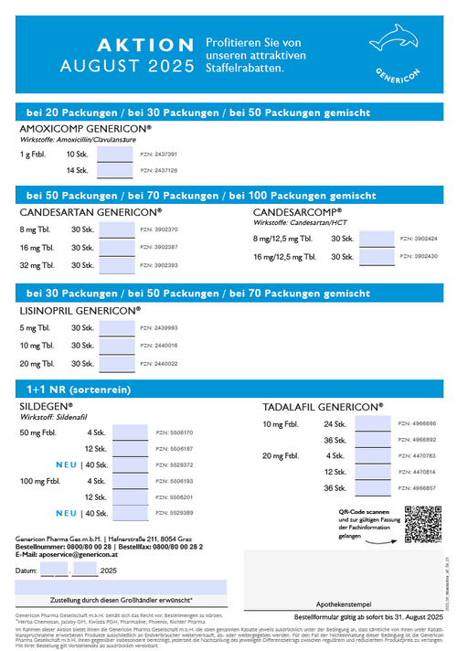 Monatsaktion August 2025