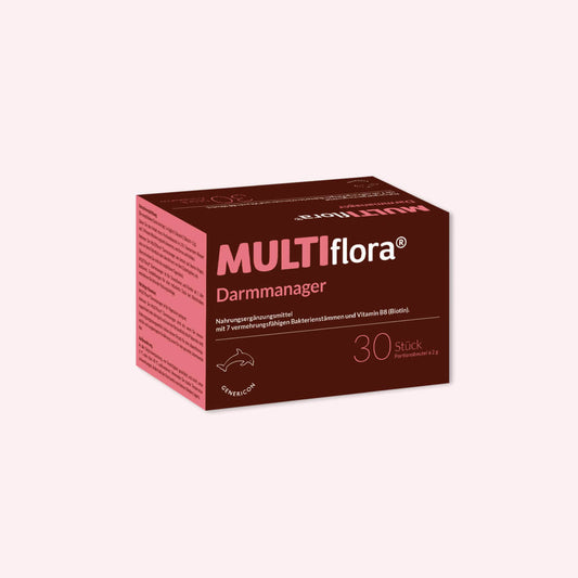 Multiflora Darmmanager – Bakterienstämme und Vitamin B8 (Biotin)